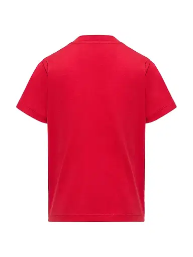 Moncler Little Boy's & Boy's Crewneck T-Shirt in Cotton - Red - Size 10 | Thumbnail 2