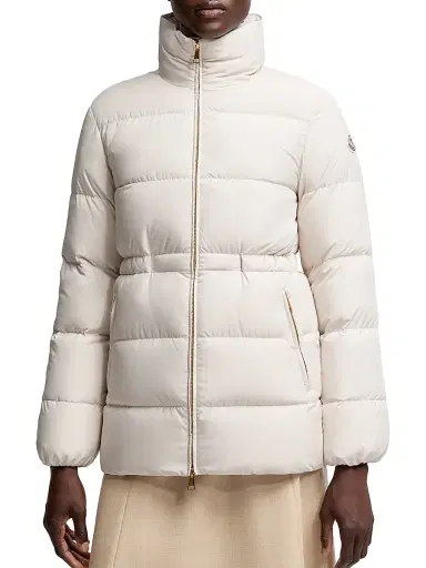 Moncler Women's Brossette Puffer Jacket - White | Thumbnail 2 Moncler Women's Brossette Puffer Jacket - White | Thumbnail 2