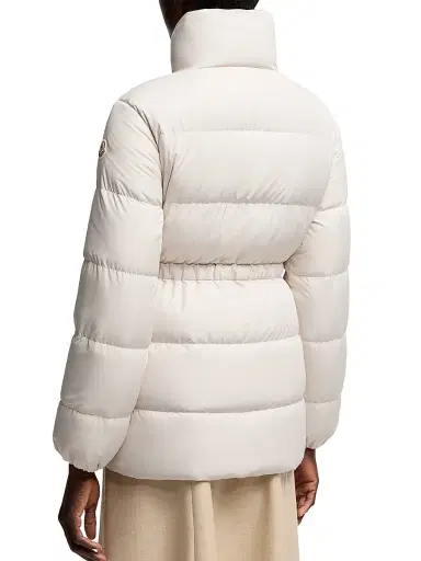 Moncler Women's Brossette Puffer Jacket - White | Thumbnail 3 Moncler Women's Brossette Puffer Jacket - White | Thumbnail 3
