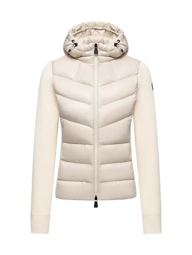 Women's Down-Filled Hoodie - White