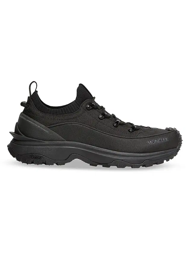 Moncler Men's Trailgrip Lite3 Sneakers in Nubuck & Suede - Black
