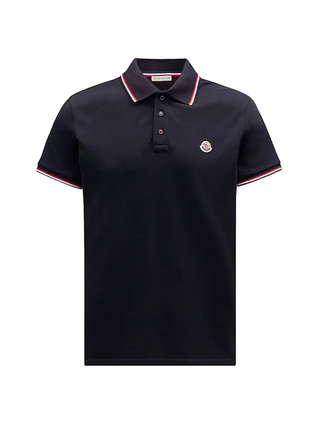 Moncler Men's Polo Shirt in Cotton Piquet - Dark Blue