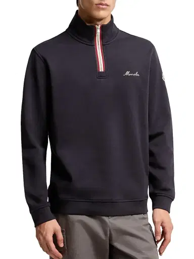 Moncler Men's Turtleneck Sweatshirt - Navy Blue - Size XXXL | Thumbnail 2 Moncler Men's Turtleneck Sweatshirt - Navy Blue - Size XXXL | Thumbnail 2