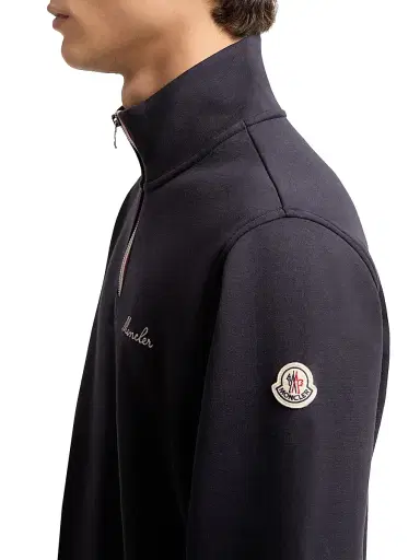 Moncler Men's Turtleneck Sweatshirt - Navy Blue - Size XXXL | Thumbnail 4 Moncler Men's Turtleneck Sweatshirt - Navy Blue - Size XXXL | Thumbnail 4