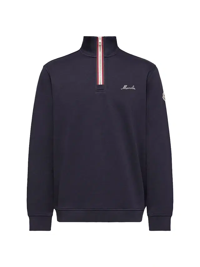 Moncler Men's Turtleneck Sweatshirt - Navy Blue