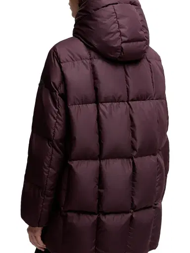 Moncler Women's Darbon Puffer Jacket - Burgundy | Thumbnail 3