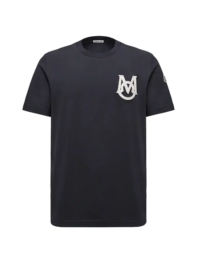 Men's Crewneck T-Shirt in Cotton - Navy Blue