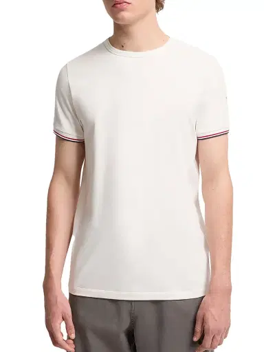 Moncler Men's Crewneck T-Shirt in Cotton | Thumbnail 1 Moncler Men's Crewneck T-Shirt in Cotton | Thumbnail 1