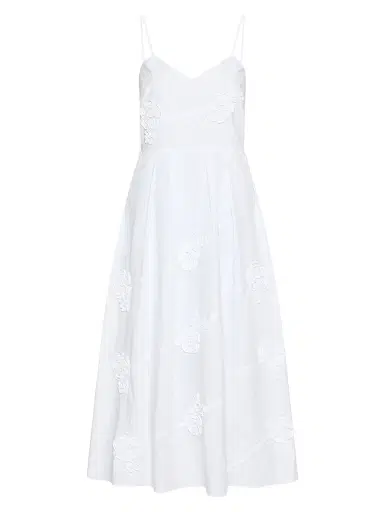 Marella Women's Embroidered Poplin Dress | Thumbnail 1