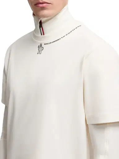 Moncler Grenoble Men's Crewneck T-Shirt in Cotton | Thumbnail 4