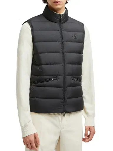 Moncler Men's Lechtal Puffer Vest - Black - Size XXXXXL | Thumbnail 2 Moncler Men's Lechtal Puffer Vest - Black - Size XXXXXL | Thumbnail 2