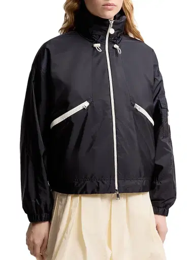 Moncler Women's Marmacy Jacket - Navy Blue - Size Large | Thumbnail 2
