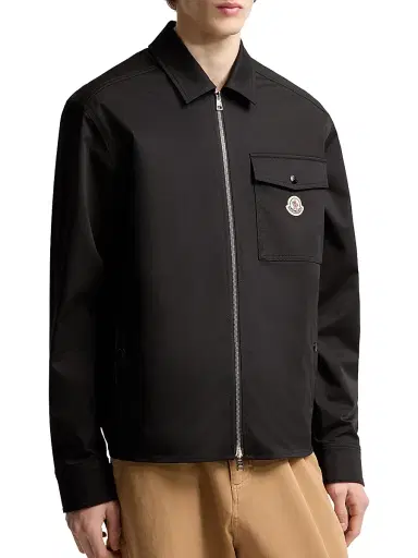 Moncler Men's Jacket in Cotton Gabardine | Thumbnail 2 Moncler Men's Jacket in Cotton Gabardine | Thumbnail 2