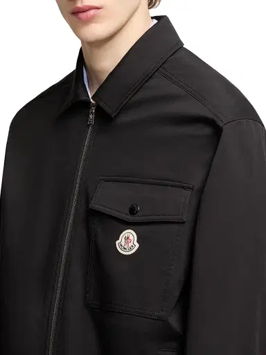 Moncler Men's Jacket in Cotton Gabardine | Thumbnail 4 Moncler Men's Jacket in Cotton Gabardine | Thumbnail 4