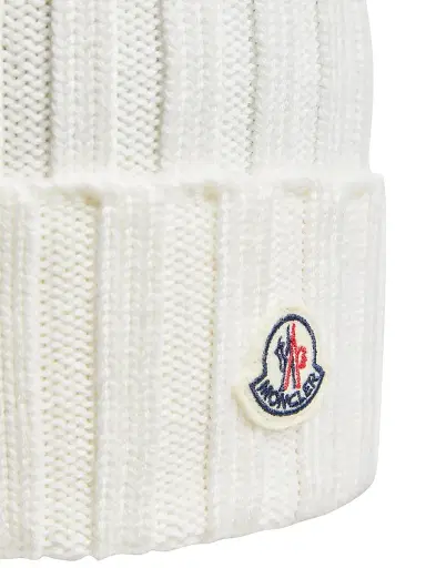 Moncler Women's Beanie in Wool | Thumbnail 3 Moncler Women's Beanie in Wool | Thumbnail 3