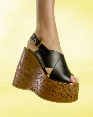 Chloé Maxime Leather Crisscross Platform Sandals | Thumbnail 4 Chloé Maxime Leather Crisscross Platform Sandals | Thumbnail 4