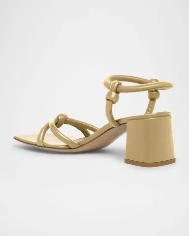 Gianvito Rossi Leather Knot Ankle-Strap Sandals | Thumbnail 3 Gianvito Rossi Leather Knot Ankle-Strap Sandals | Thumbnail 3