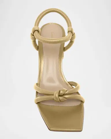 Gianvito Rossi Leather Knot Ankle-Strap Sandals | Thumbnail 4 Gianvito Rossi Leather Knot Ankle-Strap Sandals | Thumbnail 4