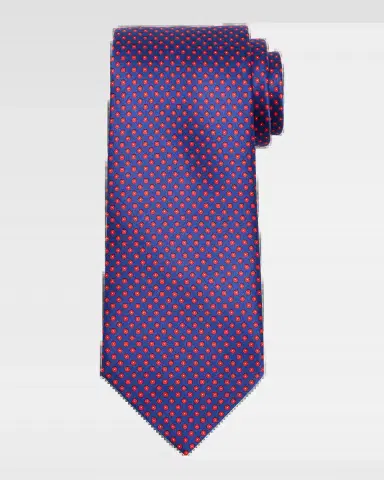 Stefano Ricci Men 's Micro-Geometric Silk Tie | Thumbnail 2