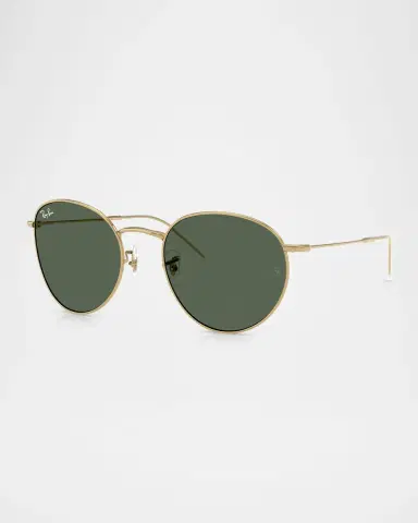 Ray-Ban Reverse Metal Round Sunglasses, 53MM | Thumbnail 3 Ray-Ban Reverse Metal Round Sunglasses, 53MM | Thumbnail 3