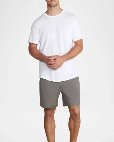Barefoot Dreams Men's Malibu Collection Cotton Modal Crewneck T-Shirt | Thumbnail 2 Barefoot Dreams Men's Malibu Collection Cotton Modal Crewneck T-Shirt | Thumbnail 2