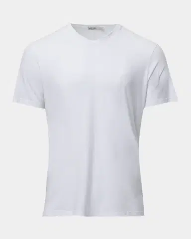 Barefoot Dreams Men's Malibu Collection Cotton Modal V-Neck T-Shirt | Thumbnail 2 Barefoot Dreams Men's Malibu Collection Cotton Modal V-Neck T-Shirt | Thumbnail 2