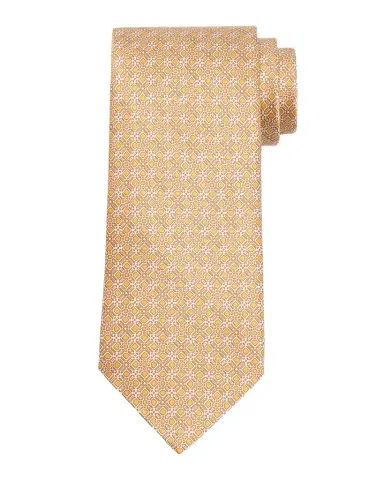 Stefano Ricci Men's Geometric Silk Tie | Thumbnail 1 Stefano Ricci Men's Geometric Silk Tie | Thumbnail 1
