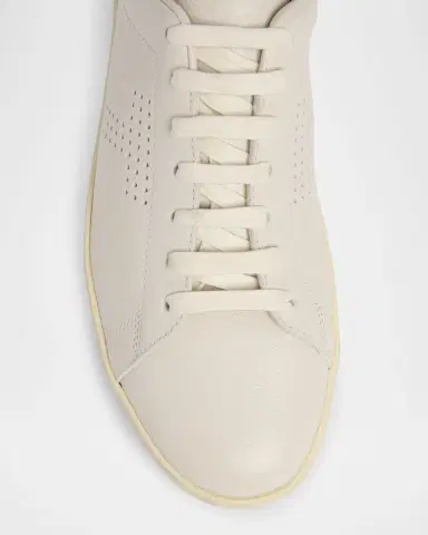 Tom Ford Men's Warwick Grained Leather Sneakers | Thumbnail 5