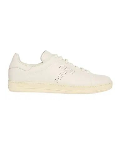 Tom Ford Men's Warwick Grained Leather Sneakers | Thumbnail 1