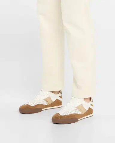 Chloe Kick Mesh and Leather Low-Top Sneakers | Thumbnail 2