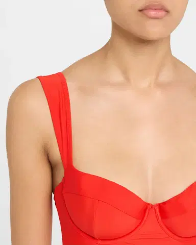 Simkhai Kyle Bustier One-Piece Swimsuit | Thumbnail 4 Simkhai Kyle Bustier One-Piece Swimsuit | Thumbnail 4