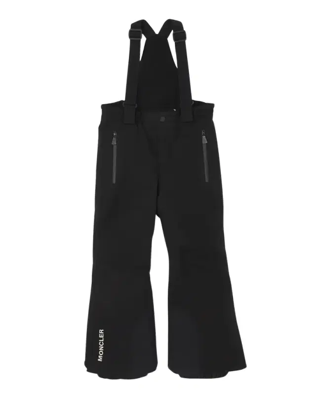 Moncler Grenoble Kid 's Logo-Print Ski Trousers, Size 8-14