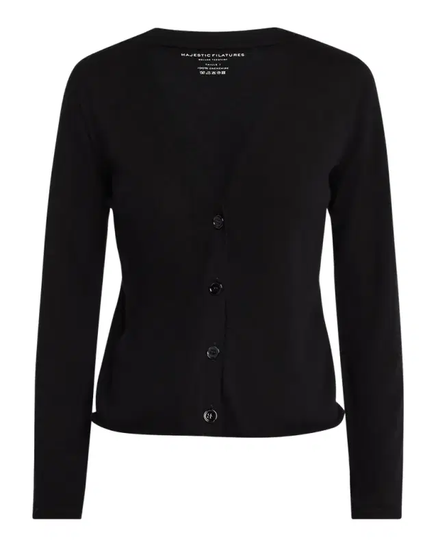 Majestic Filatures Machine Washable Cashmere Cardigan
