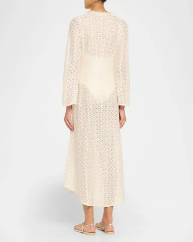 Ramy Brook Fatima Metallic Knit Coverup | Thumbnail 3