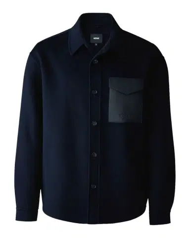 Mackage Men's Emmanuel Double-Face Wool Overshirt | Thumbnail 1