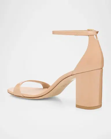 Stuart Weitzman Nudist II Leather Ankle-Strap Sandals | Thumbnail 3 Stuart Weitzman Nudist II Leather Ankle-Strap Sandals | Thumbnail 3