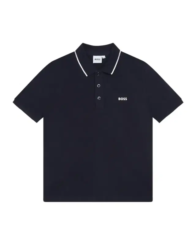 Boy 's Logo-Print Polo Shirt, Size