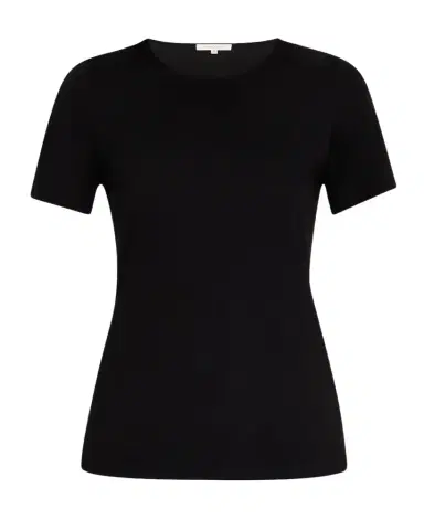 Lafayette 148 New York Ribbed Crewneck Cotton T-Shirt | Thumbnail 1