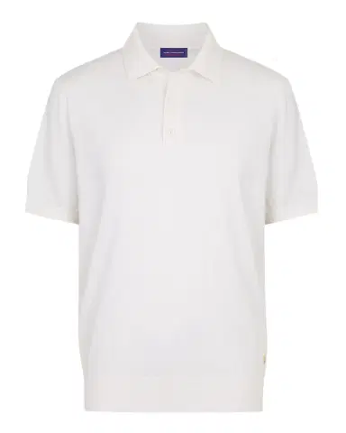 Stefano Ricci Men's Knit Short-Sleeve Polo Sweater | Thumbnail 1 Stefano Ricci Men's Knit Short-Sleeve Polo Sweater | Thumbnail 1