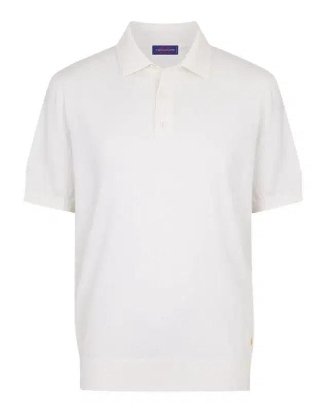 Men 's Knit Short-Sleeve Polo Sweater Men 's Knit Short-Sleeve Polo Sweater