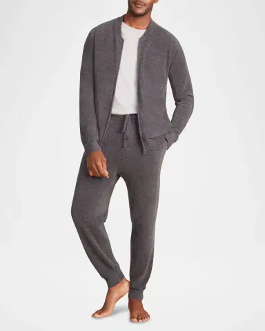 Barefoot Dreams Men's CozyChic Ultra Lite Full-Zip Jacket | Thumbnail 2