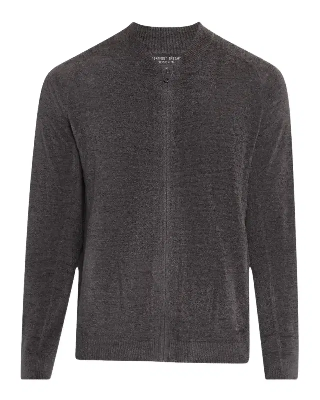 Barefoot Dreams Men's CozyChic Ultra Lite Full-Zip Jacket