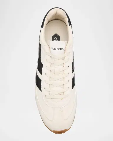 Tom Ford Men's Mick Tech Fabric and Suede Sneakers | Thumbnail 6 Tom Ford Men's Mick Tech Fabric and Suede Sneakers | Thumbnail 6