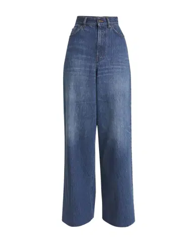 Chloé Wide Leg Denim Trousers | Thumbnail 1