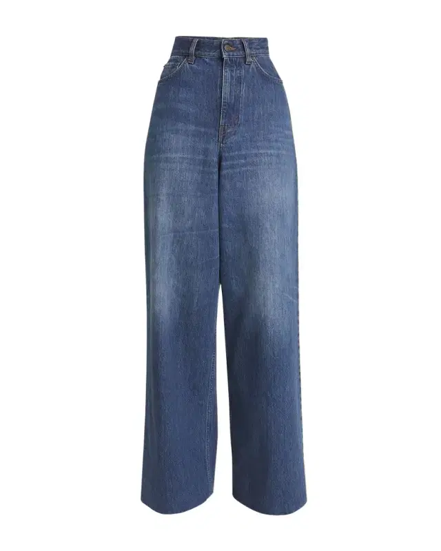 Chloe Wide Leg Denim Trousers