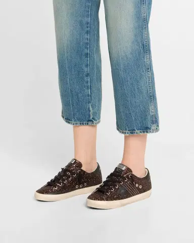 Golden Goose Super-Star Low-Top Glitter Sneakers | Thumbnail 2 Golden Goose Super-Star Low-Top Glitter Sneakers | Thumbnail 2