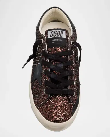 Golden Goose Super-Star Low-Top Glitter Sneakers | Thumbnail 5 Golden Goose Super-Star Low-Top Glitter Sneakers | Thumbnail 5