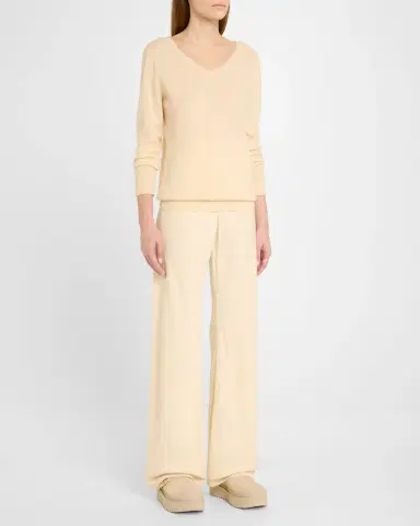 Tory Burch Mellow Suede Shearling Buckle Platform Loafer Mules | Thumbnail 2 Tory Burch Mellow Suede Shearling Buckle Platform Loafer Mules | Thumbnail 2