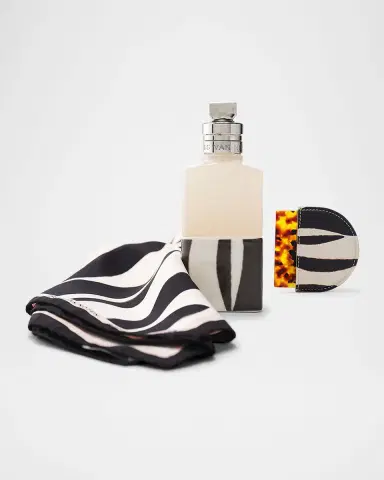Dries Van Noten Rosa Carnivora Silk Foulard | Thumbnail 3