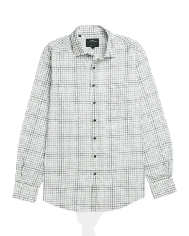 Rodd & Gunn Men 's Brookdale Multi-Check Corduroy Casual Button-Down Shirt